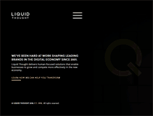 Tablet Screenshot of liquidthought.co.za